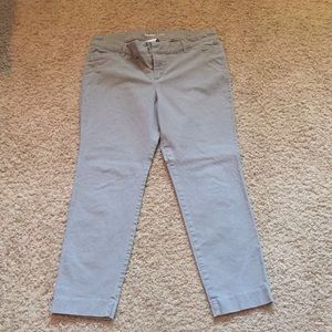 Gray pixie old navy pants 10